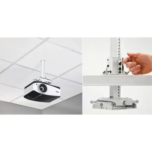 [SYSAUW] Chief SYSAUW All in One Projector Mount for Suspended Ceilings (15kg * 30 cm adjust column) - White