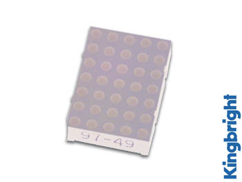 [TA12-11EWA] Velleman Dot matrix display 30mm Gemeenschappelijke Anode - TA12-11EWA
