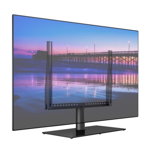 [CAVTSL] Cavus CAVTSL - Support de table TV rotatif grand 42-60'' verre noir