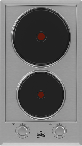 [7724086001] Beko HDCE32201X Electric Hob Domino 30cm Stainless Steel