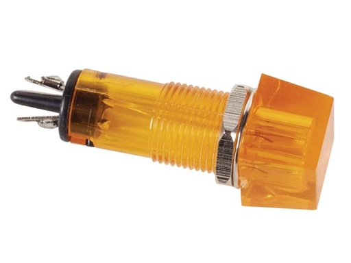 [CCAF012ABL] Velleman Square Signal Lamp Amber 12.2mm x 12.2mm - CCAF012ABL