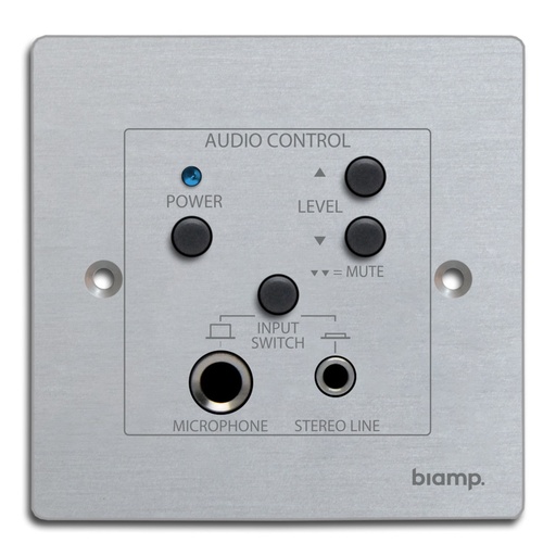 [911.1519.900] Biamp - ACPL - Wandpaneel Mic en Line Inputs voor SDQ5PIR 