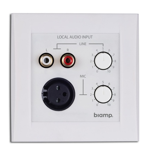 [911.1521.900] Biamp Wall Panel Mic & Line Inputs Active - ALINP