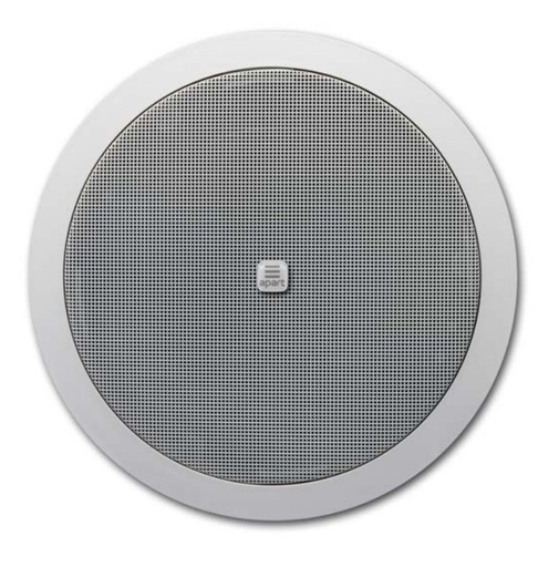 [911.1554.900] apart cm6e dual cone built-in loudspeaker, round, 6 w @ 100v, white