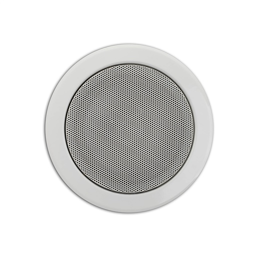 [911.1611.900] Biamp In-wall speaker 6" EN54-24 100V 6W @ 8Ω White - ENCM6T6