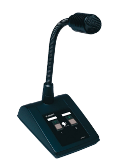[911.0663.900] Biamp - MICPAT-2 - Paging-microfoon 2 Zones Dynamisch 