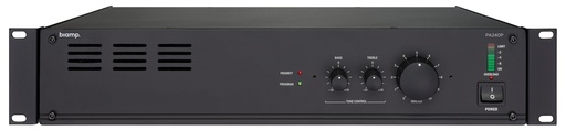 [912.1452.900] Biamp - PA240P - 19" 1-kanaals Eindversterker 240/120W 4/8Ω/100V  