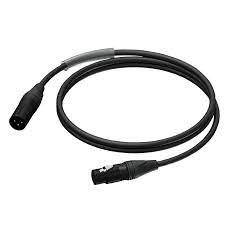 [CLA901/5] Procab CLA901/5 3-pin XLR Kabel 5m Mannelijk - Vrouwelijk Zwart
