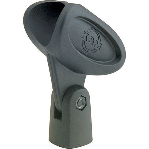 [KM85050-500-55] K&M Microphone Clip 5/8" Black - KM85050-500-55