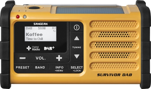 [SURVIVOR-MMR88DAB+] Sangean MMR88 yellow