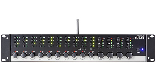 [PRE240] Audac - PRE240 -Vier zone   10 Kanaals stereo voor-versterker   