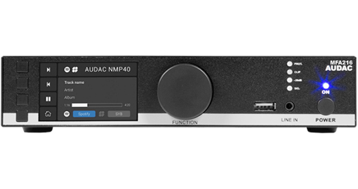 [MFA208] Audac - MFA208 -Alles-in-één audioversterker 2 x 40w    