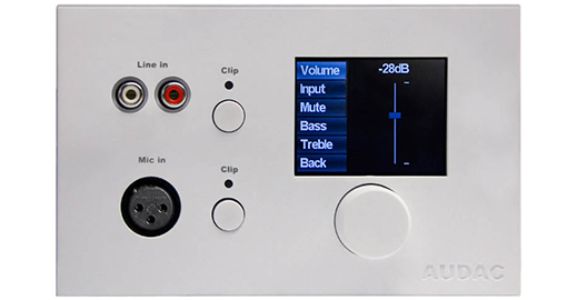 [MWX65/W] Audac - MWX65/W -Alles-in-één wandpaneel voor MTX    