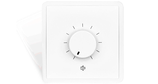 [VC3022/W] Audac - VC3022/W -100V volumeregelaar 20W 80 x 80 mm 100v wand    