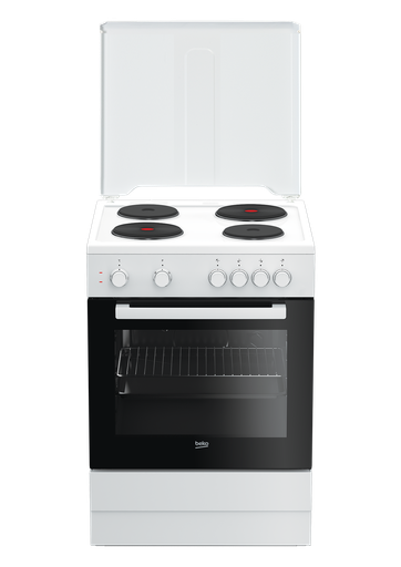[7786587809] Beko FSS66000GW Elektrisch Fornuis 60x60 71l Wit