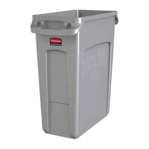 [F603] Conteneur Rubbermaid Slim Jim avec fentes d'air 60L - F603