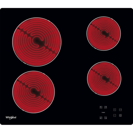 [869990964280] Whirlpool AKT8090NE Hob Vitroceramic 60cm Black