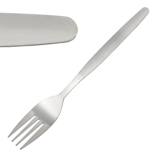 [C117] Olympia C117 Table Forks Kelso 20.5mm Stainless Steel Gray 12 Pieces
