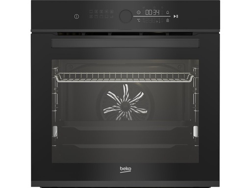 [BBIM13400DXPSE] Beko BBIM13400DX Multifunctionele Oven Ingebouwd 60cm Zwart