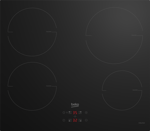 [7757189213] Beko HII64400MT induction hob 60cm 4 zones black