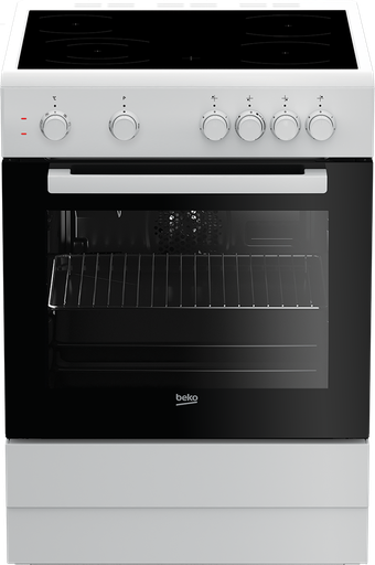 [7785988623] Beko FSM67010GW Ceramic Hob 60cm White