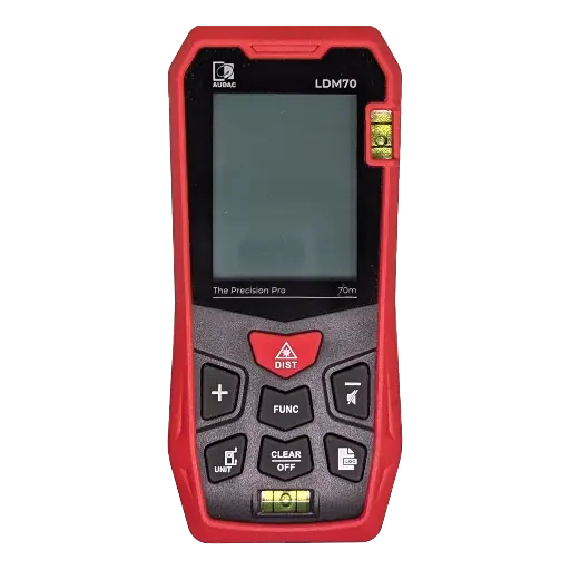 [LDM70] Audac LDM70 Laser afstandsmeter 70m The precision pro Rood