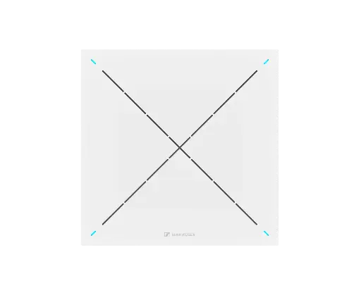 [507488] Sennheiser 507488 TeamConnect Ceiling 2 PoE Beamforming Mic White