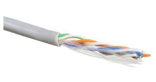 [ES100H] CAT5e U/UTP netwerkkabel PVC massief grijs (rol 100 m)