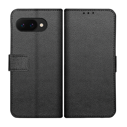 [8504753] Étui portefeuille classique Just in Case 8504753 pour Google Pixel 9a, noir