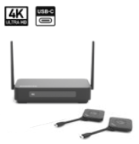 [25008490] Marmitek Stream 4K Pro Kit | Draadloos presentatiesysteem (1x receiver, 2x transmitters) | 4K Ultra HD | USB-C | AirPlay | Chromecast | Miracast