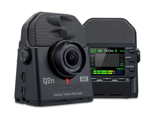 [Q2N-4K] Zoom Q2n-4k Video Camera 4K 96KHz Black