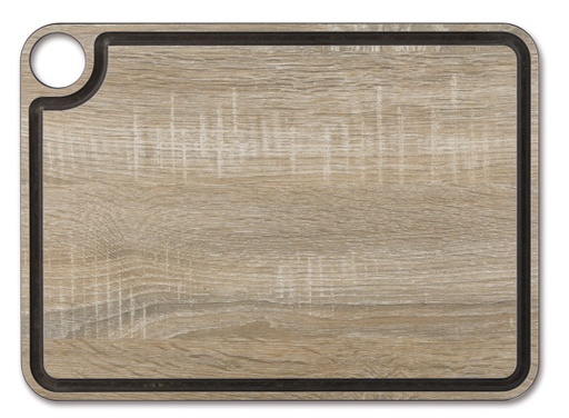 [709200] Planche à découper avec bord Tablas 37,7 x 27,7 cm Bois Marron Arcos 709200