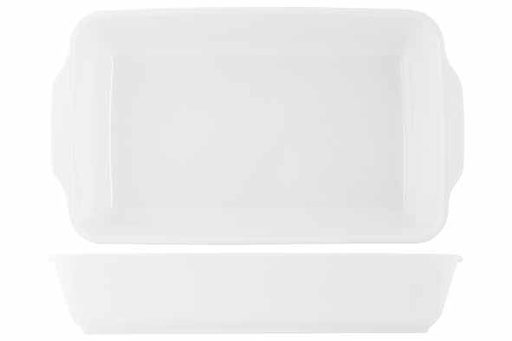 [5190052] Plat à four Cosy & Trendy 5190052 32,5 x 18,5 x 5,5 cm Porcelaine Blanc