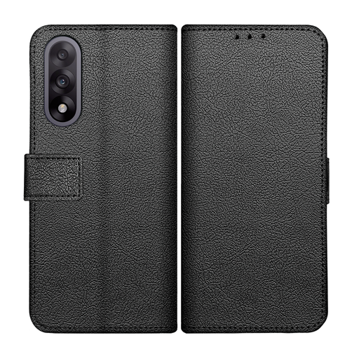 [MON2783CW1] Étui portefeuille classique en cuir PU Just in Case MON2783CW1 pour OnePlus Nord 5 Noir