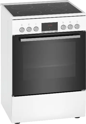 [HKR39C220] Cuisinière électrique Bosch HKR39C220 Série 4, 4 zones, blanche