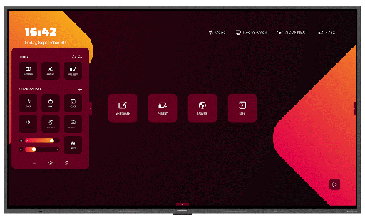 [10010821] i3CONNECT Aspen 4 65" 4K UHD Android 15 QLED i3CONNECT Studio 