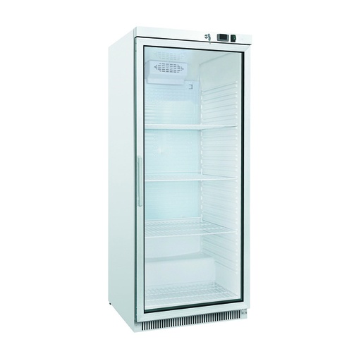 [204.004] Gastro-Inox 204.004 Koelkast 600l Glasdeur Statisch Wit 