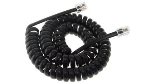 [34424] Telefoon handset krulsnoer RJ9 2.5 m