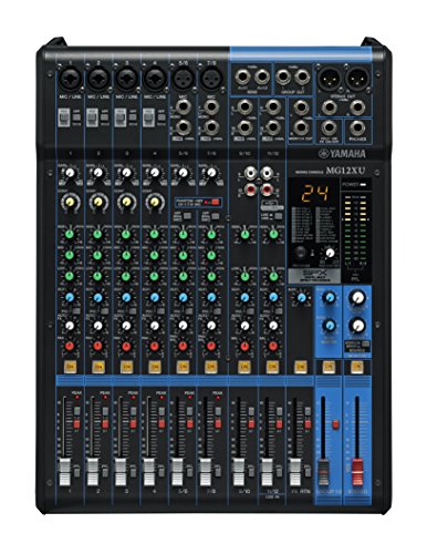 [MG12XU] Yamaha Pro 12 kanaals PA Mixer D-Pre MicVoorversterkers - MG12XU