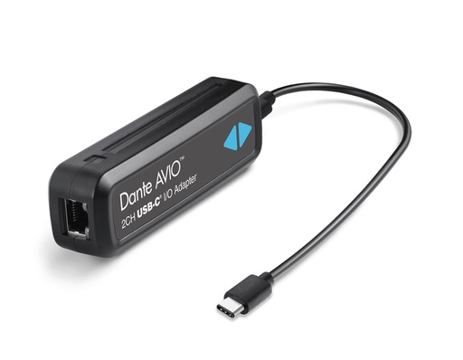 [ADP-USBC-AU-2X2] Audinate ADP-USBC-AU-2X2 Adaptateur E/S USB-C Dante AVIO