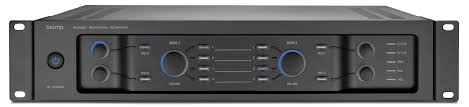 [912.0650.900] apart prezone2 stereo pre-amplifier, ethernet and rs232 controlled, 2 stereo source zones, 4 stereo line inputs, 2 mic/line inputs, selective paging, emergency input, 0.5 watts auto stdby, 2 u19" rack mounting, black