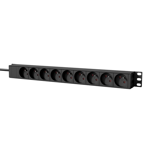 [PSR109FS/B] Caymon 19" power distribution unit - 9 x French sockets + front switch PSR109FS/B