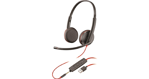 [209747-201] Poly Blackwire C3225 USB-A Headset - 209747-201