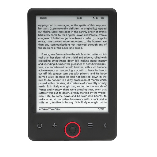 [EBO-635L] Denver e-reader 4GB 6" - EBO-635L