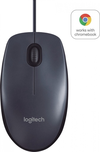 [910-003357] Souris filaire Logitech 910-003357 B100 800 DPI 3 boutons Noir
