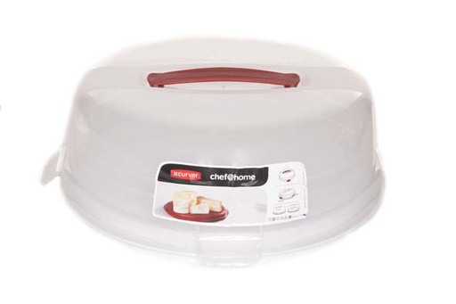 [0721897] Curver 0721897 Taartdoos Chef @ Home 35(ø)x12,5cm Transparant