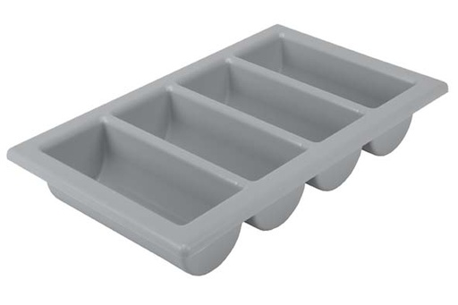 [KPC030] Plastibac KPC030 Cutlery Tray 53x32.7x9.5cm Plastic Gray