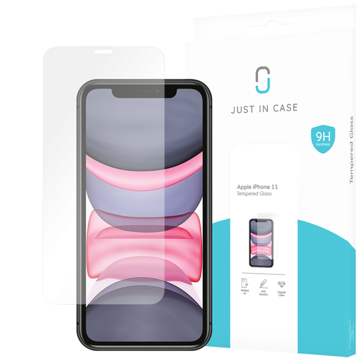 [7549211] Just in Case 7549211 Protection d'écran en verre trempé pour iPhone 11