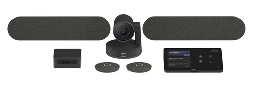 [TAPRAPMSTINT] Logitech TAPRAPMSTINT Conferencing kit Grote ruimtes met Rally Plus + Tap + Intel Nuc Pro Zwart