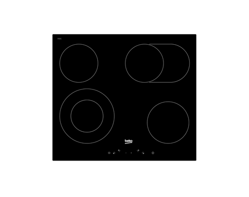 [HIC64403] Beko HIC64403 Plaque de cuisson vitrocéramique 60 cm Noir